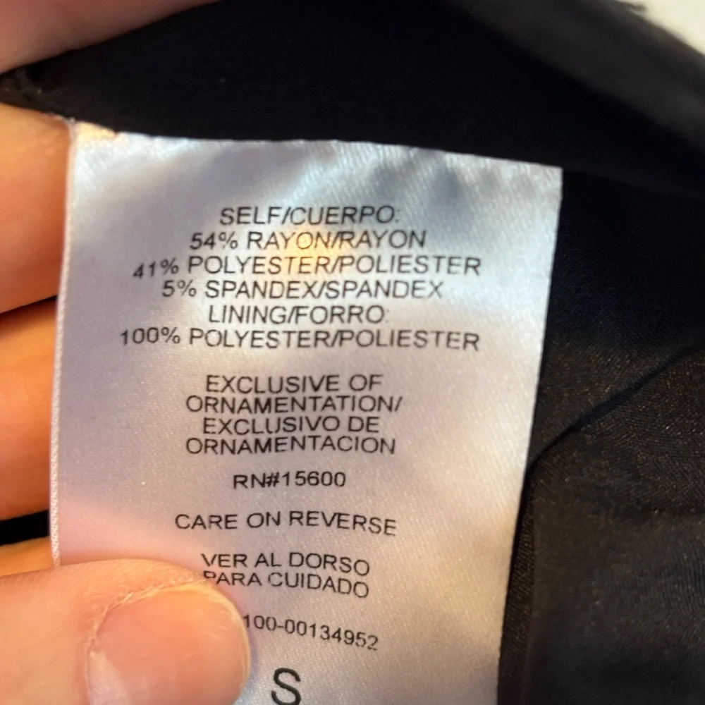 NWT Wit & Wisdom Black Knit Lined Blazer with Subtle Dark Fleck 192 - Picture 5 of 8